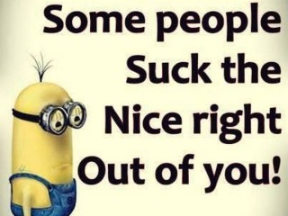 Some People Suck The Nice Right Out Of You!
